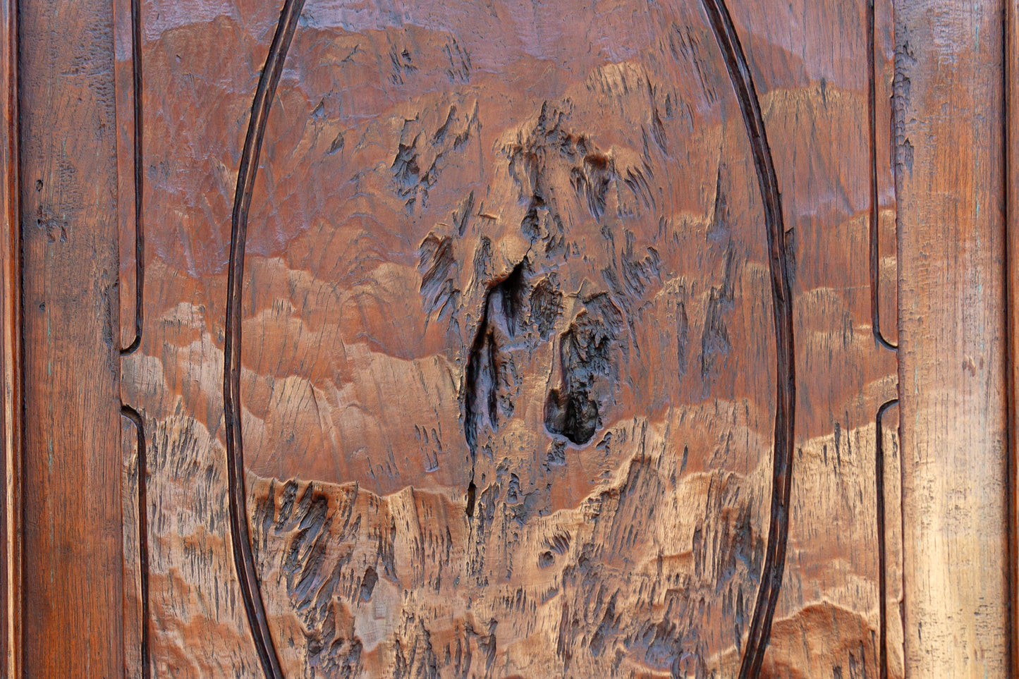 Very Tall French Colonial Buffet Cabinet