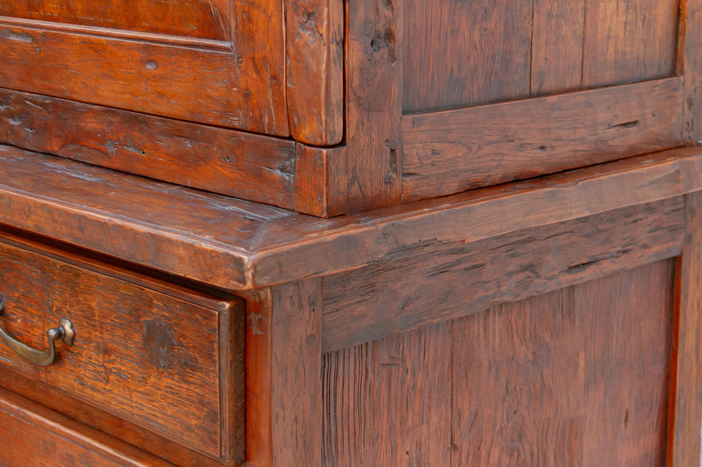 Very Tall French Colonial Buffet Cabinet