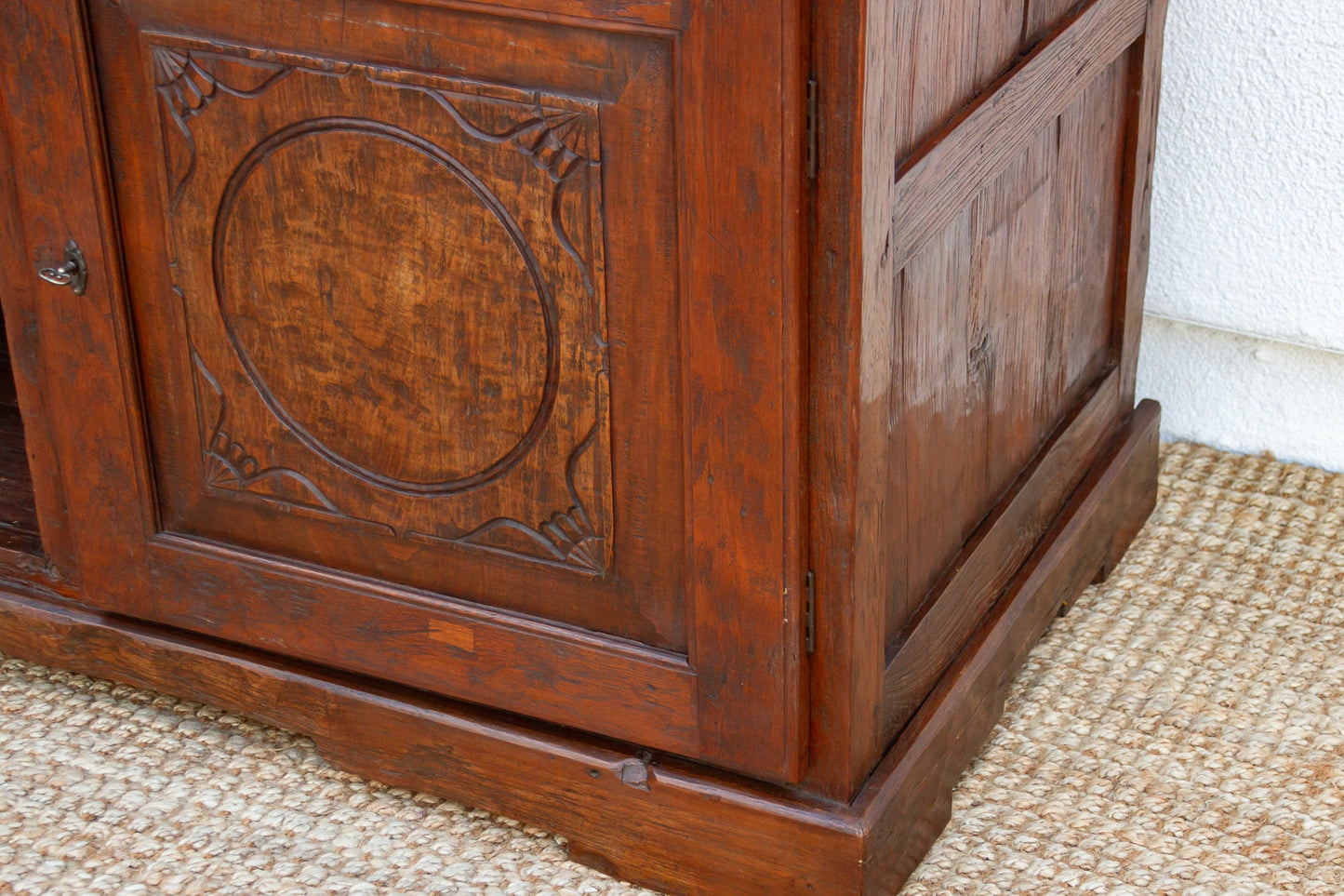 Very Tall French Colonial Buffet Cabinet