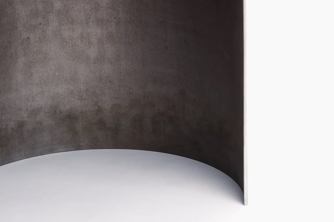 Industrial Round Low Side Metal Table/Minimal Design