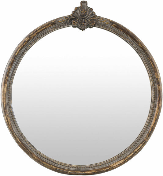 Kandersteg Dark Red Accent Mirror