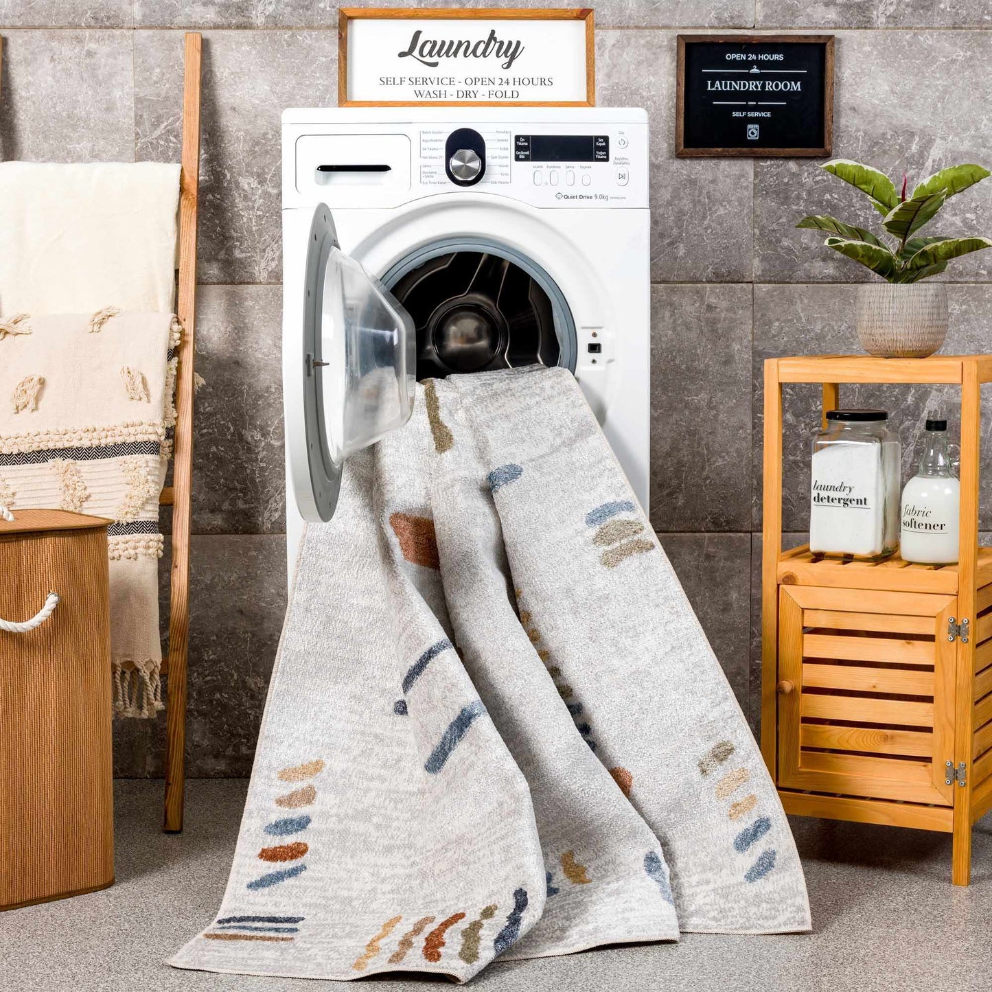 Arnon Modern Washable Rug