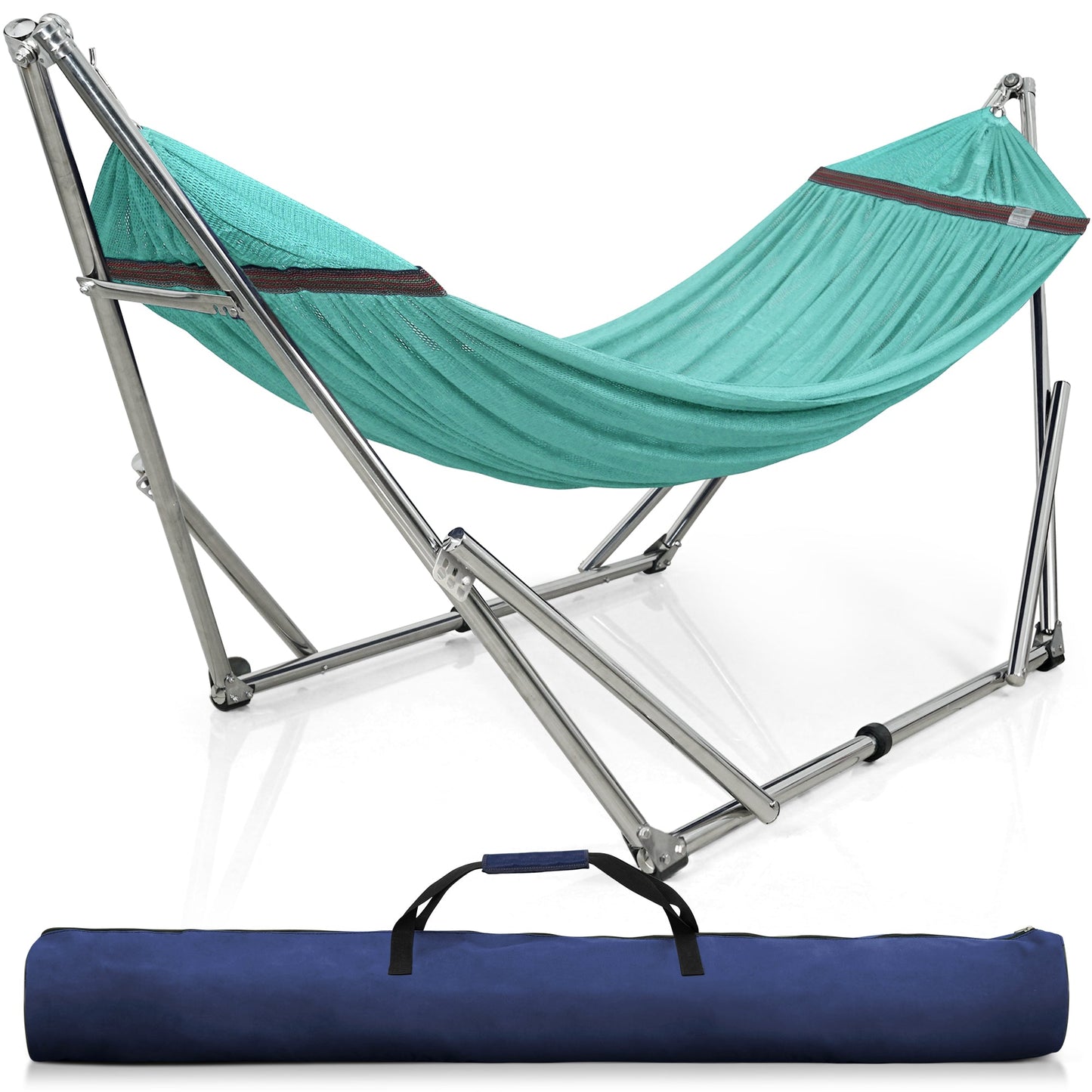 Tranquillo Original Stainless Steel Hammock Stand for Ultimate Relaxation