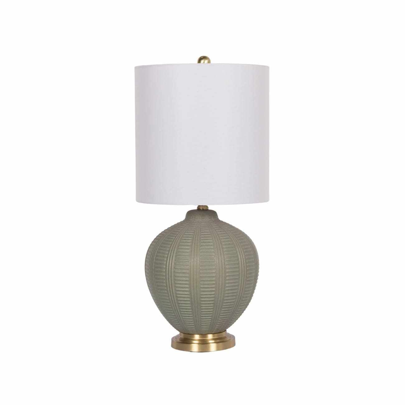 McMurray Green Textured Table Lamp