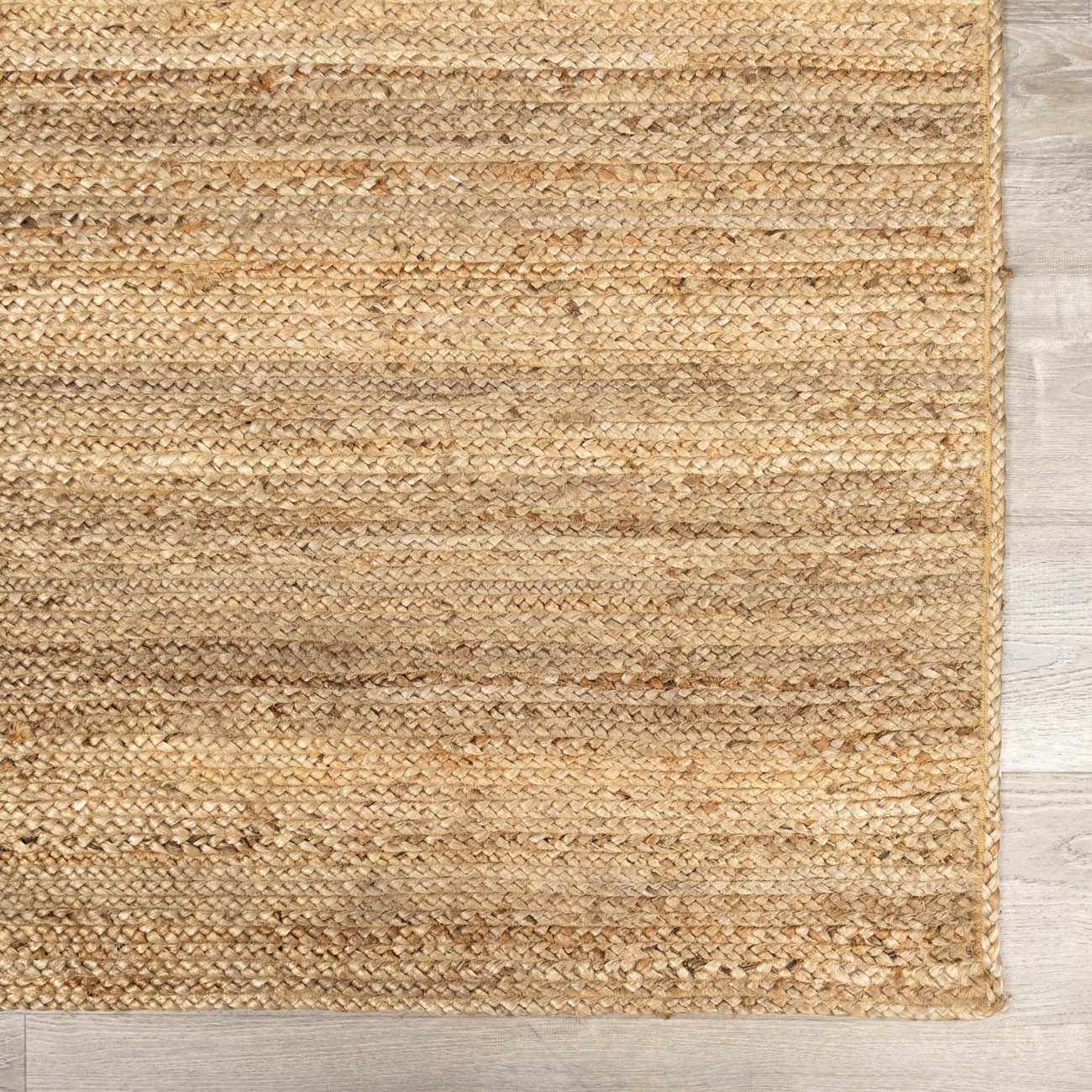 Shippagan Tan Jute Braided Rug