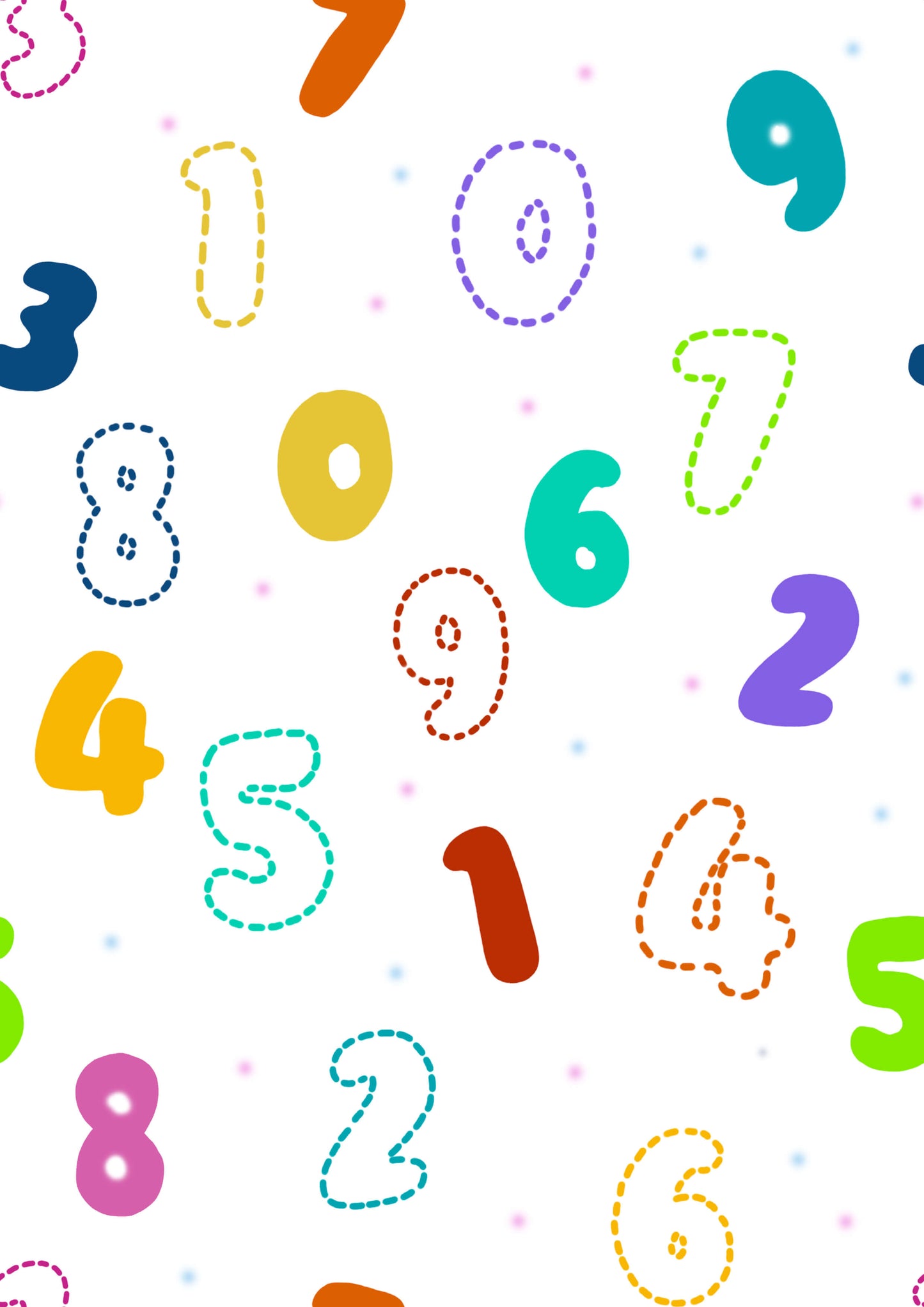 Numbers Printed Printed Canopy