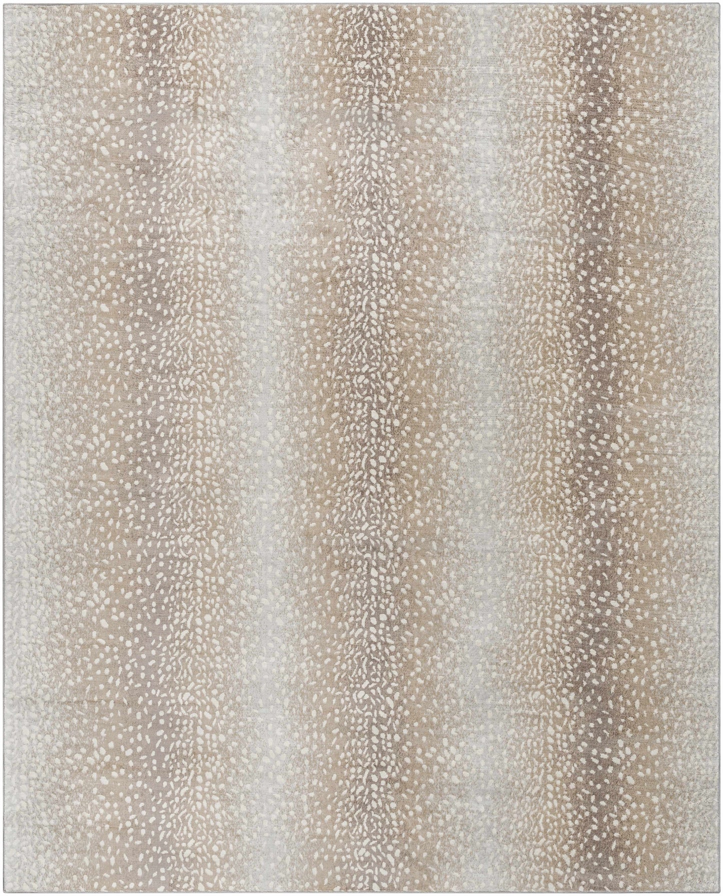 Pointblank Tan Leopard Print Rug