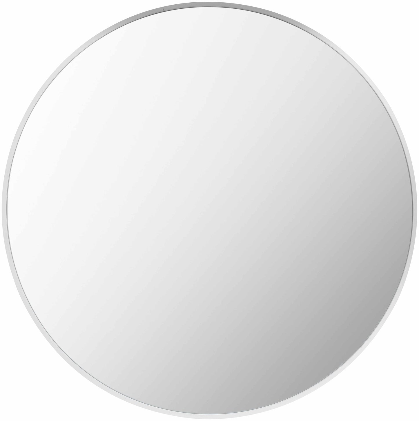 Pontalina Round White Mirror