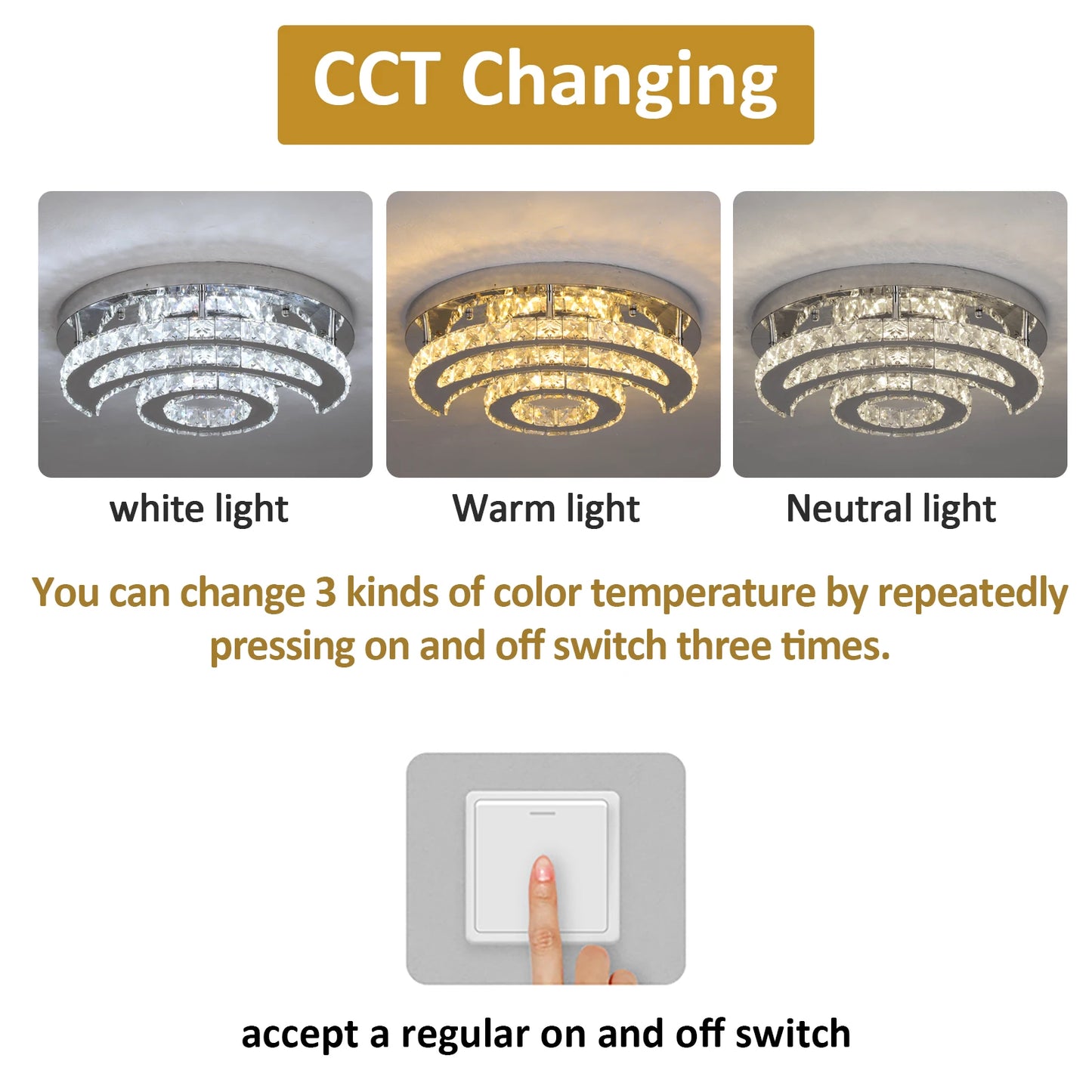 SunMoon Crystal Art Deco Chandelier – Modern LED Ceiling Light for Living Room, Dining Space & Bedroom Luxury Glow