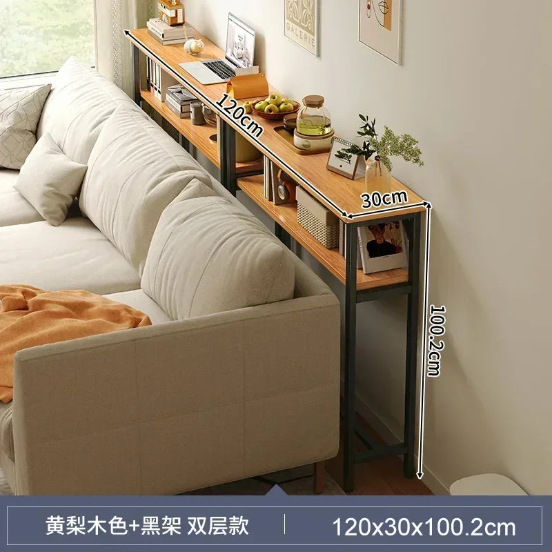 The Linea Slim Storage Table – Modern Gap-Fit Side Table for Living Rooms & Bedrooms