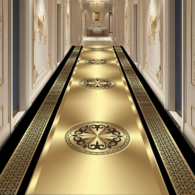 European Black Luxury Hallway Carpet – The House of Bonney