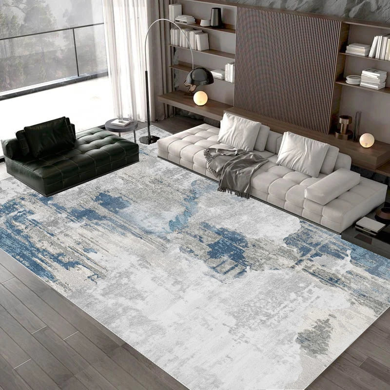 Nordic DreamWeave Abstract Area Rug – Washable Non-Slip Carpet for Living, Dining & Bedroom Harmony