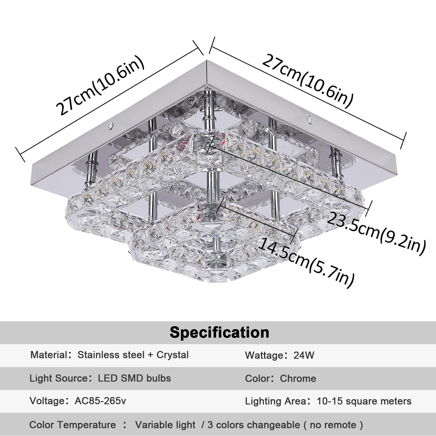 Bloomfall Crystal Flower Ceiling Chandelier With Remote Dimming