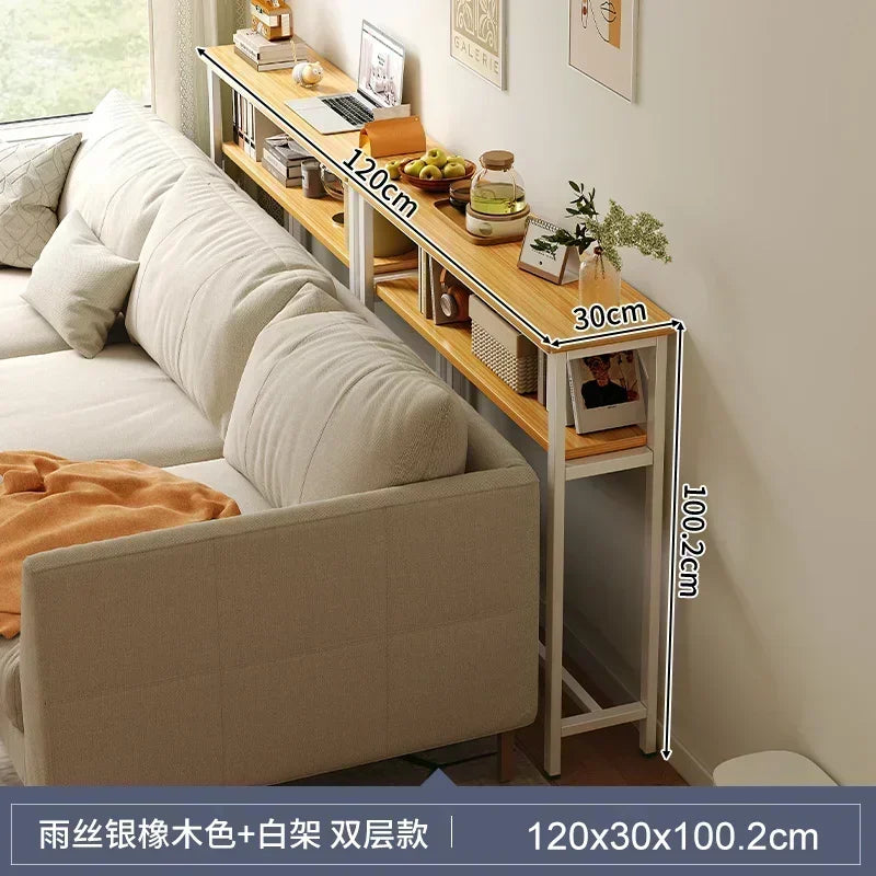 The Linea Slim Storage Table – Modern Gap-Fit Side Table for Living Rooms & Bedrooms