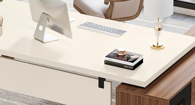 The Regency 71” L-Shaped Executive Desk – Sophisticated Functionality with Storage & Elegance