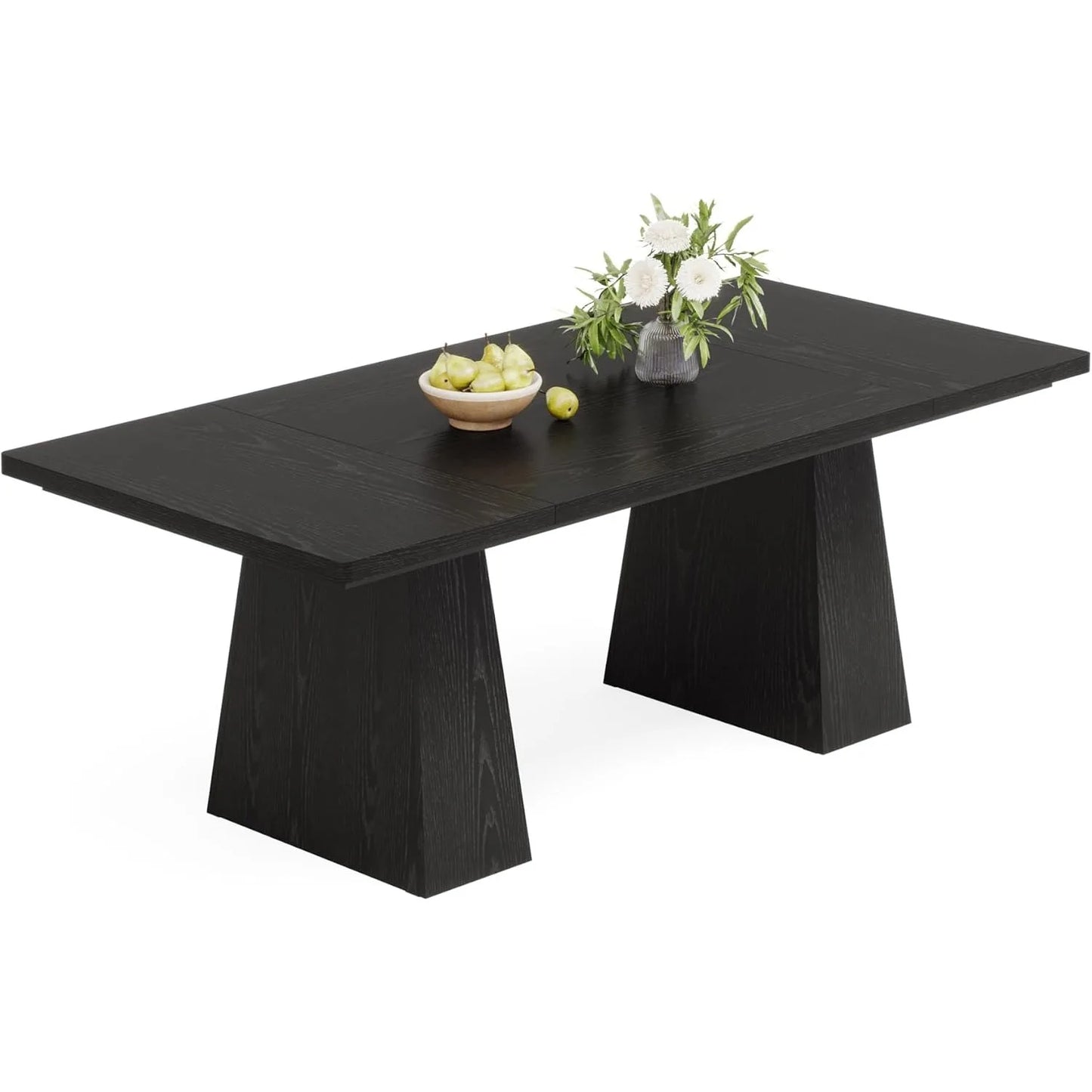 The Savoy Black Dining Table – 63" Statement Piece for Modern Gatherings