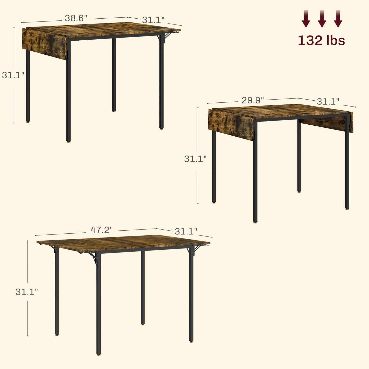 The Langford Expandable Dining Table – Timeless Form, Effortless Adaptability