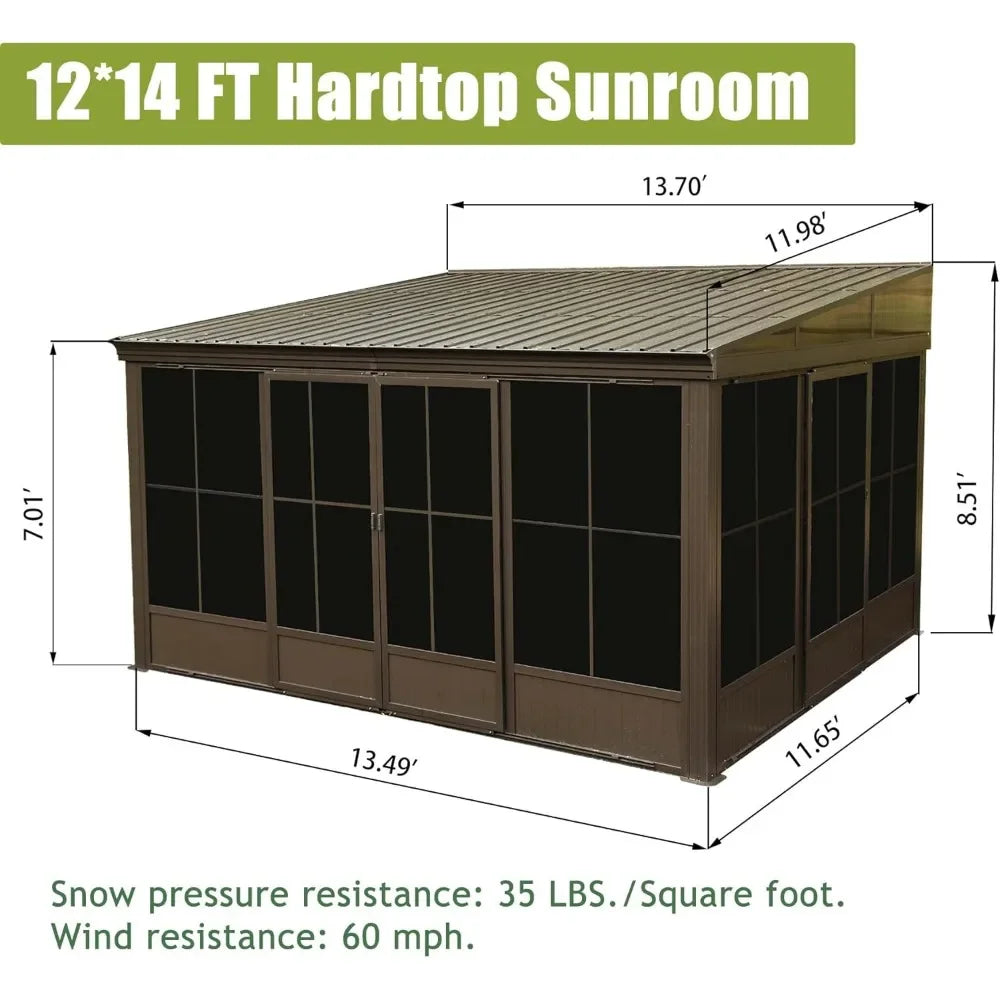 The Saville 12x14FT Architectural Sunroom – A Year-Round Sanctuary of Light & Luxury