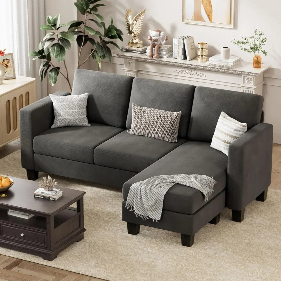 The Atelier Luxe 3-Seat Sectional – Effortless Comfort, Tailored for Modern Living