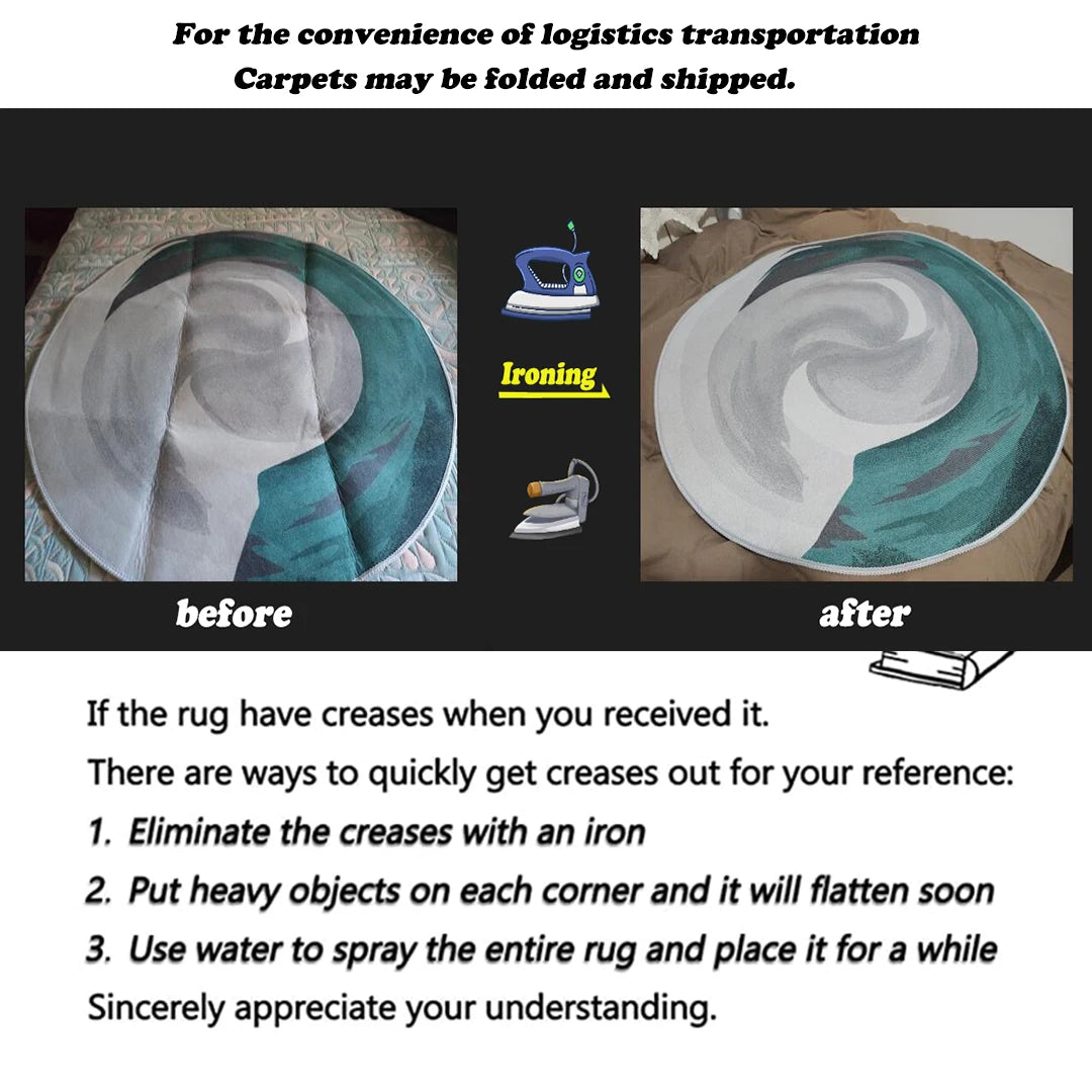 Nordic DreamWeave Abstract Area Rug – Washable Non-Slip Carpet for Living, Dining & Bedroom Harmony