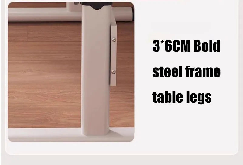 BrightNest Adjustable Steel Study Table – Modern Minimalist Children’s Desk with Rounded Corners & Strong Load-Bearing Design