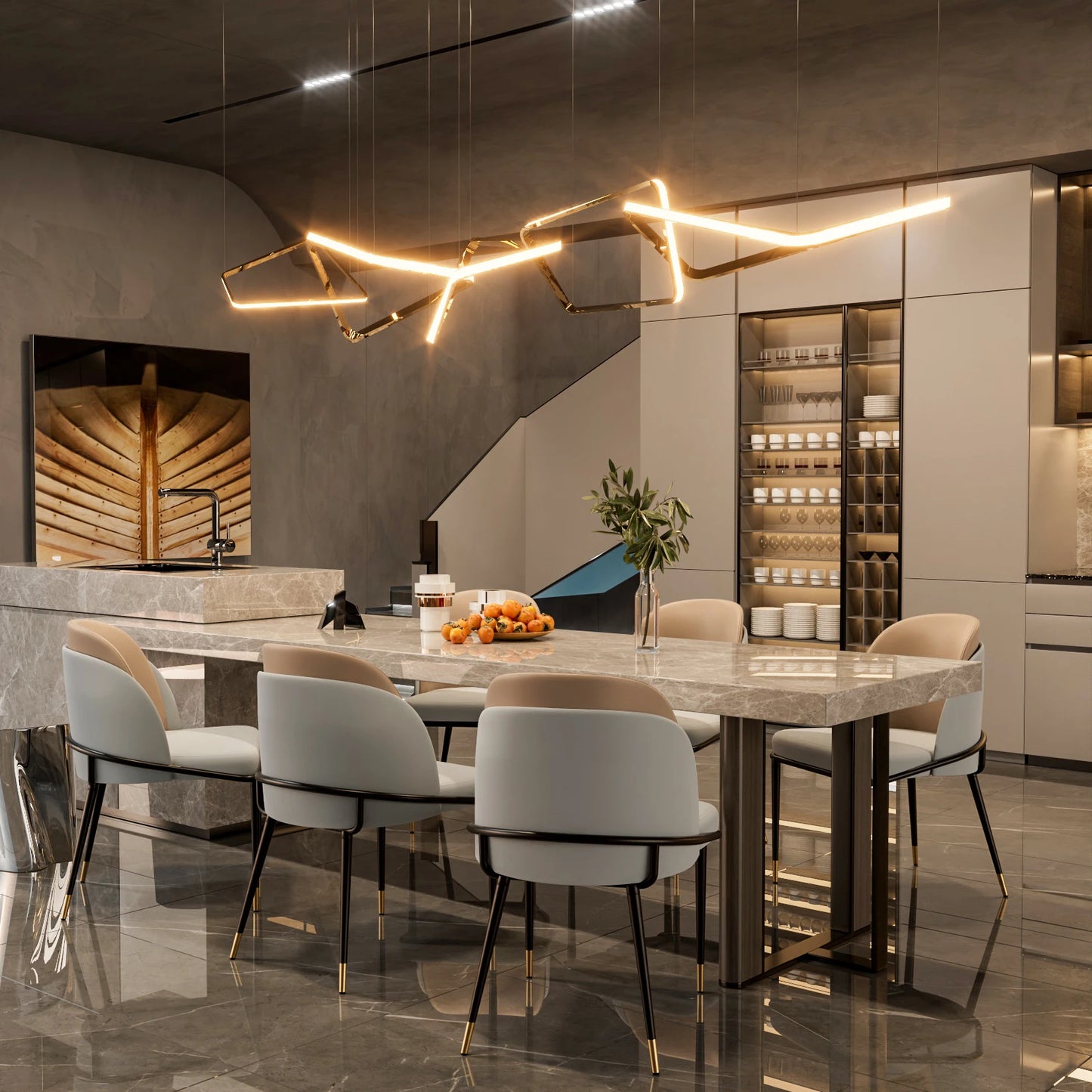 The House Of Bonney Presents: The Power-Set Microfiber Dining Chairs (Set of 2)