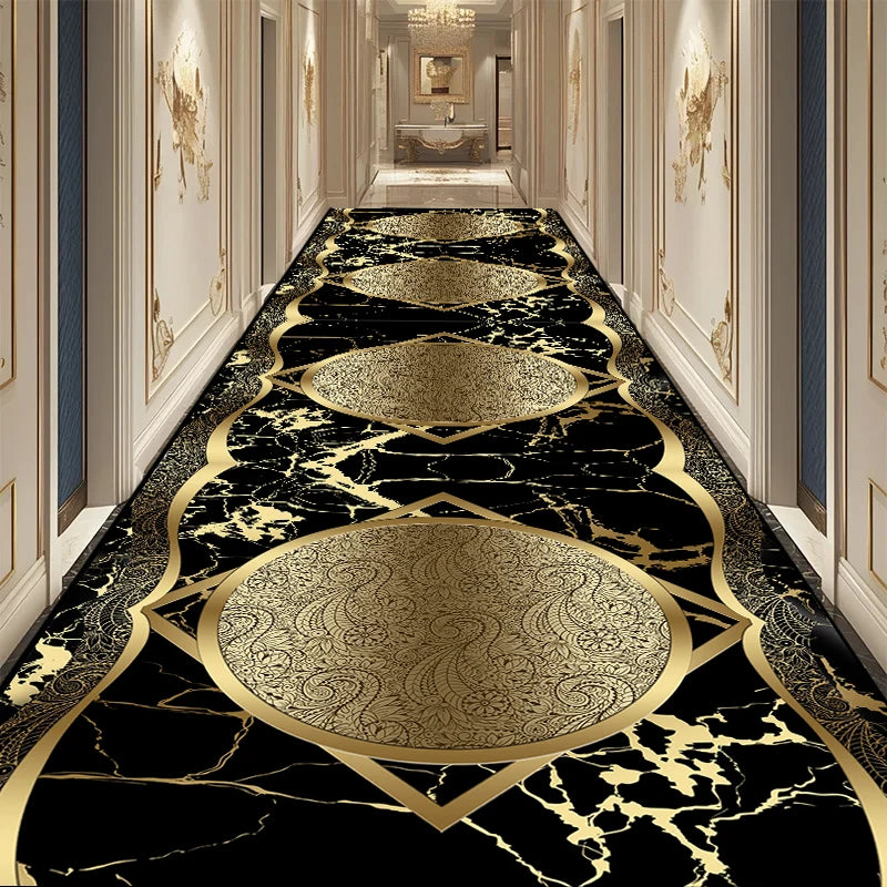 European Black Luxury Hallway Carpet – The House of Bonney
