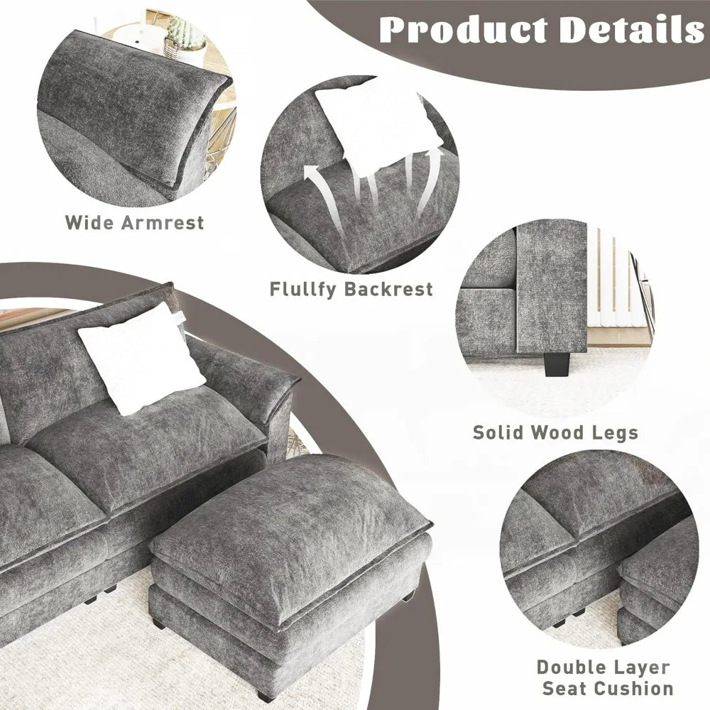 The Maison U-Shaped Modular Sofa – Sophisticated Comfort, Limitless Versatility