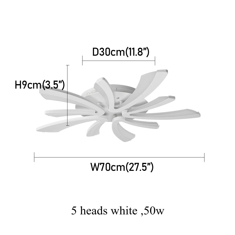 LuminTree Modern Acrylic LED Ceiling Lamp – Remote Dimming Tree Branch Chandelier for Living, Dining & Bedroom Serenity