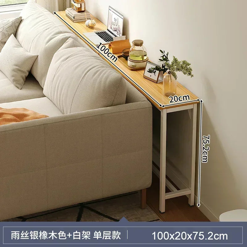 The Linea Slim Storage Table – Modern Gap-Fit Side Table for Living Rooms & Bedrooms