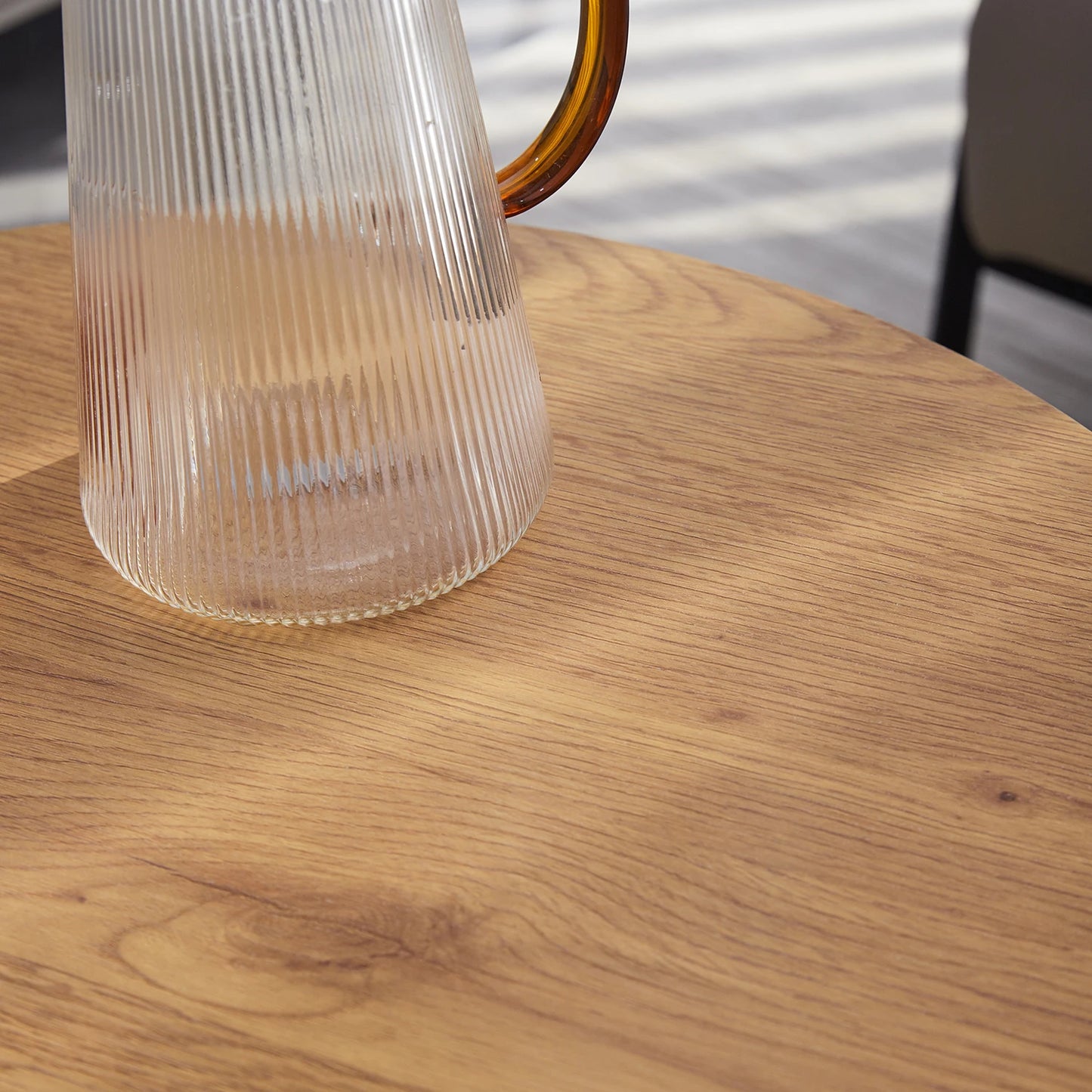 Maison Dualité: Nordic Round Nesting Coffee Table Set – Sculpted Elegance for Modern Interiors (2-in-1 Combo)