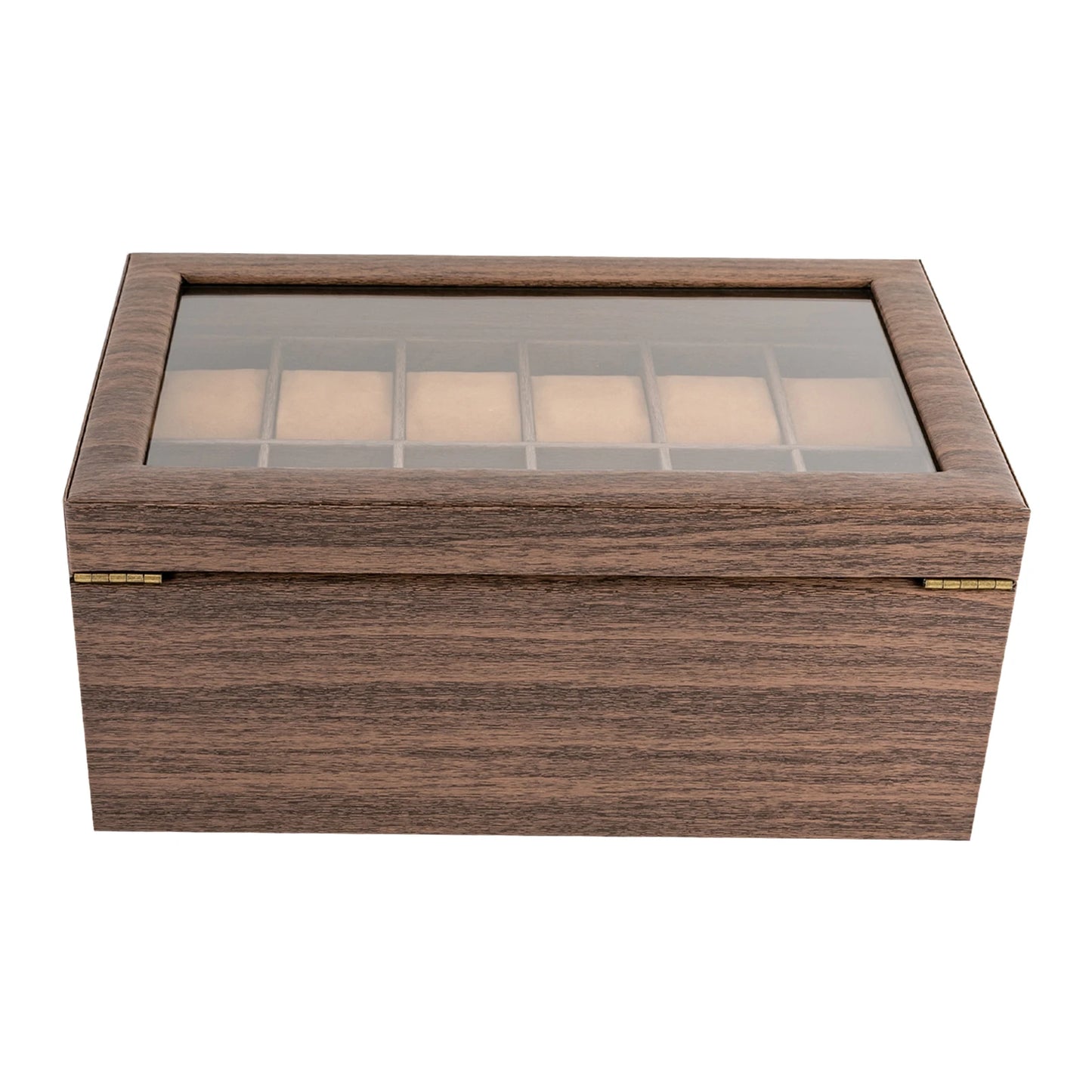 Timeless Elegance: 24-Slot Watch Box with Dual Layers, Brown