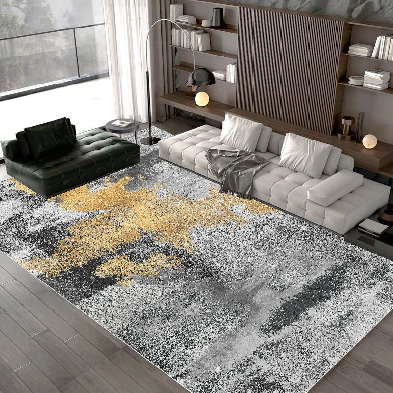 Nordic DreamWeave Abstract Area Rug – Washable Non-Slip Carpet for Living, Dining & Bedroom Harmony
