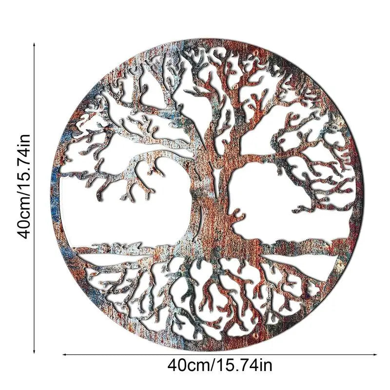 Eterna Iron Tree Wall Sculpture – A Symbol of Growth & Grace