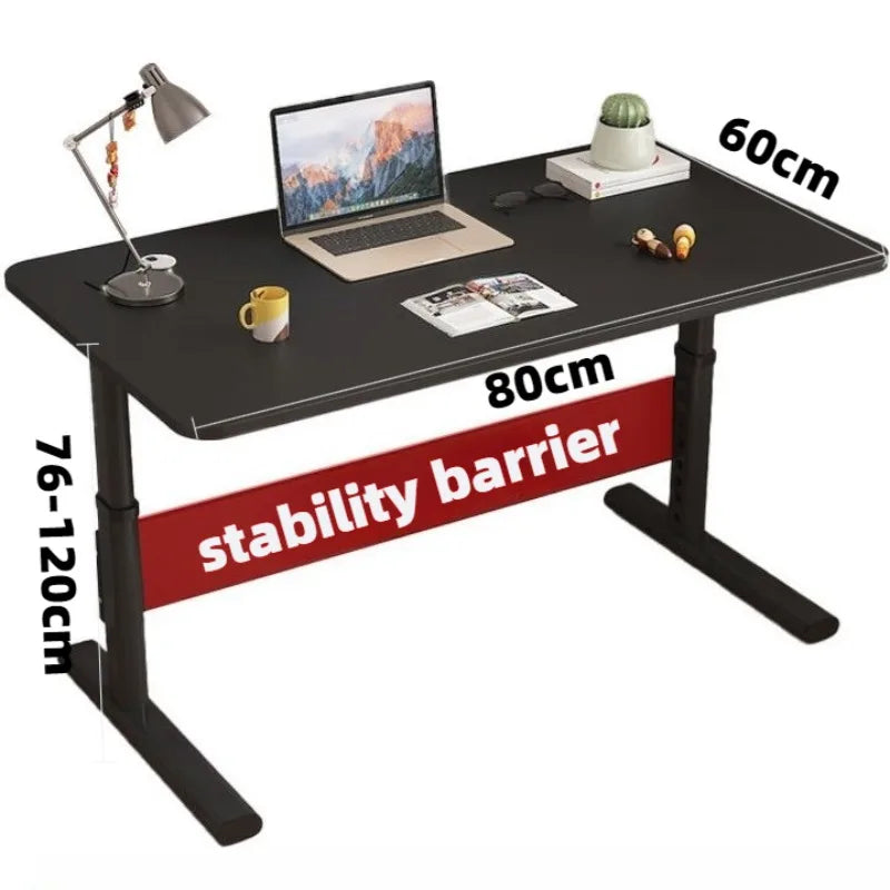 BrightNest Adjustable Steel Study Table – Modern Minimalist Children’s Desk with Rounded Corners & Strong Load-Bearing Design