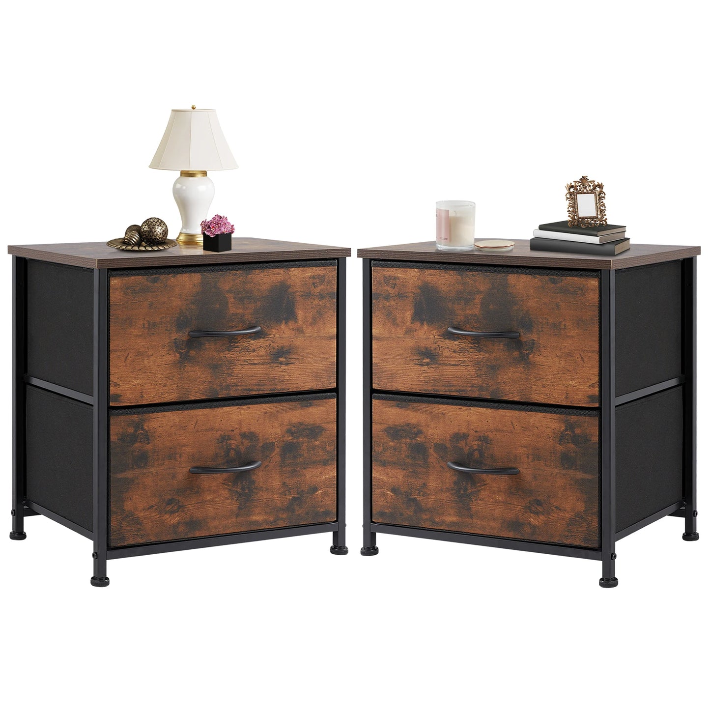 The House Of Bonney Presents: The Casbah Luxury Storage Nightstand (2-Drawer)