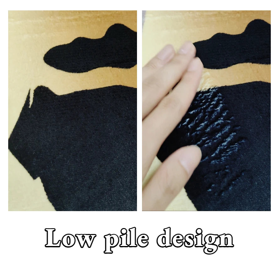 Nordic DreamWeave Abstract Area Rug – Washable Non-Slip Carpet for Living, Dining & Bedroom Harmony