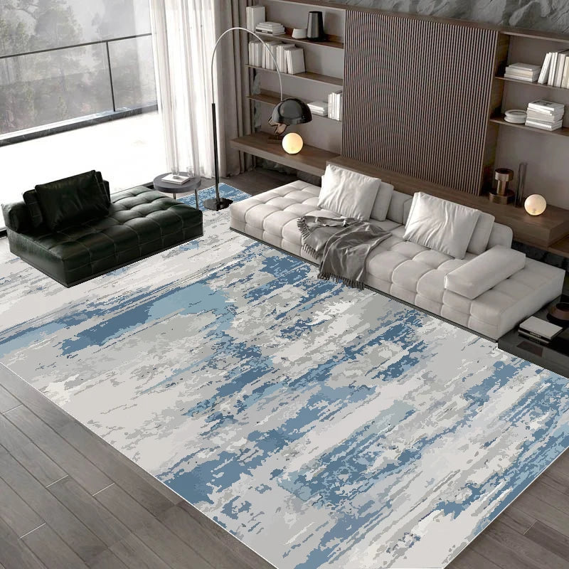 Nordic DreamWeave Abstract Area Rug – Washable Non-Slip Carpet for Living, Dining & Bedroom Harmony