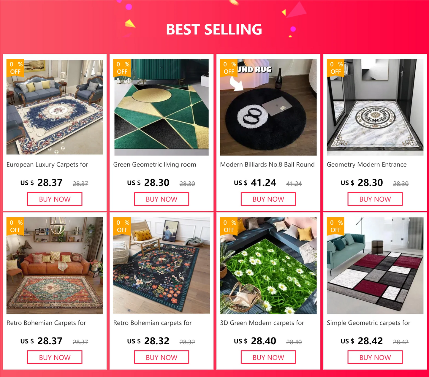 Nordic Haven Luxe Carpet – High-Quality Antiskid Fleece Area Rug for Living Room, Bedroom & Beyond