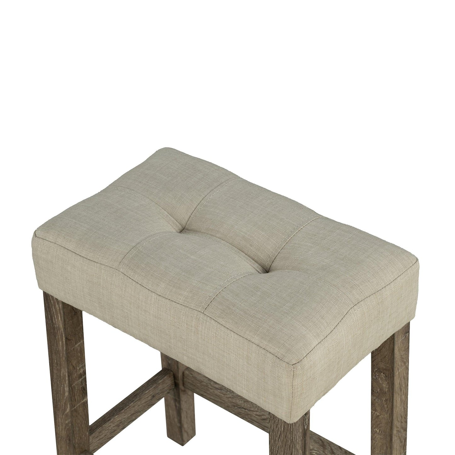 1 Traditional Breakfast Dining Table Set with 2 Stools for Apartment