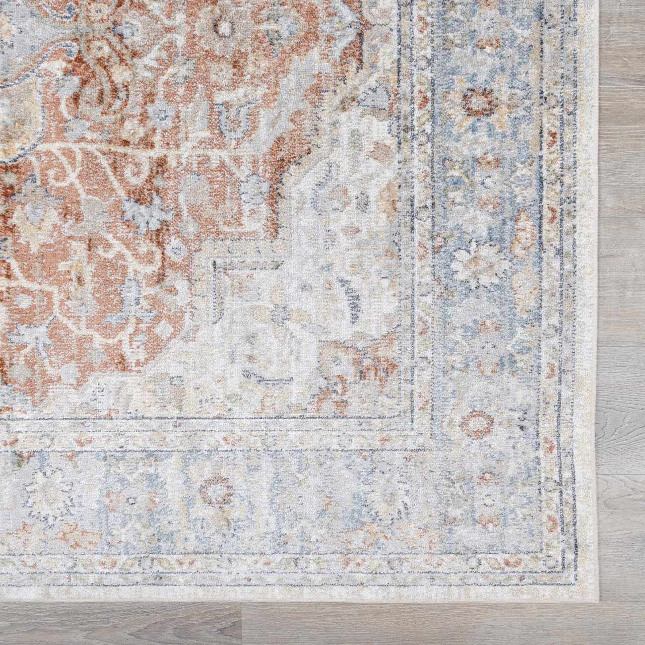 Emke Flat Pile Washable Rug