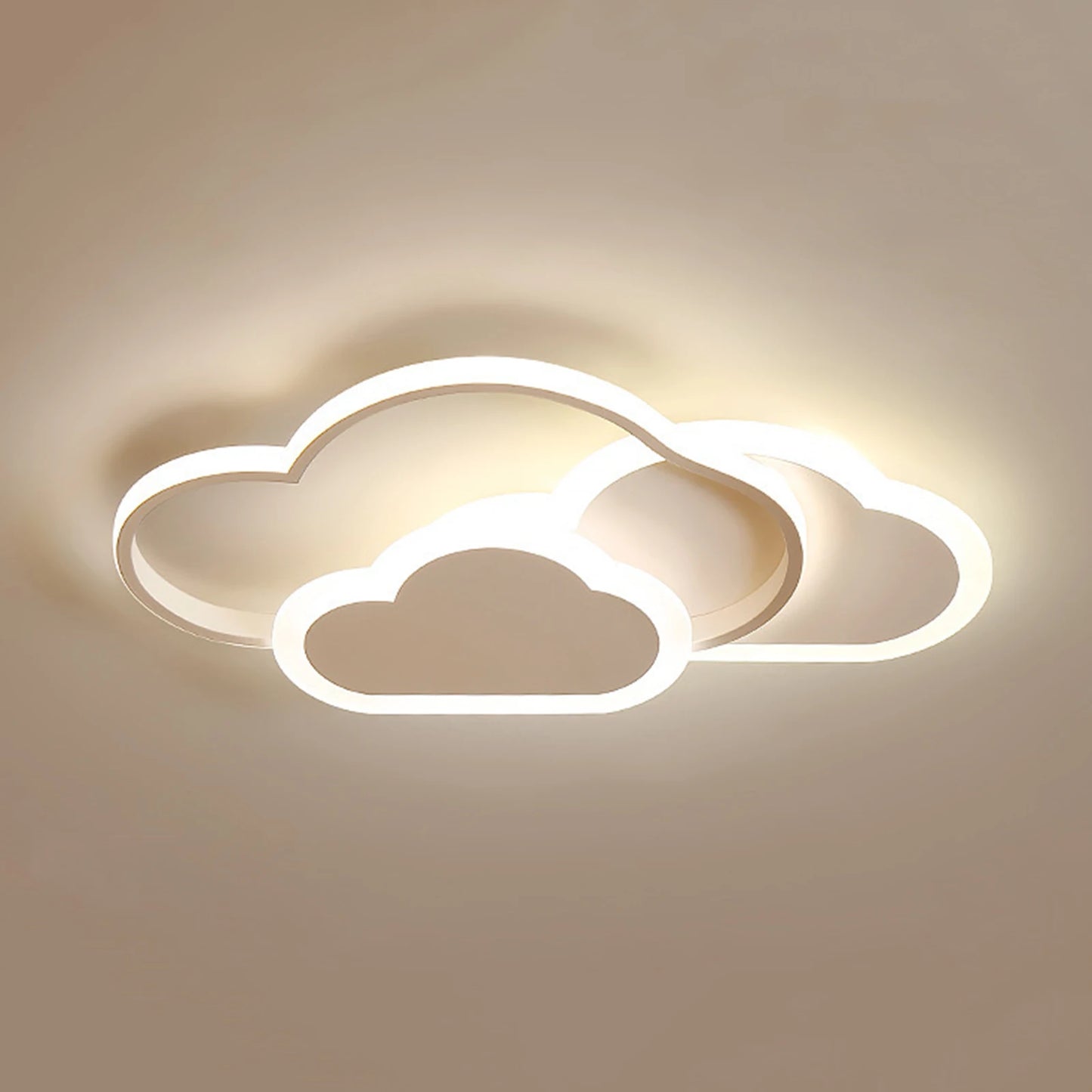 The Celestial 22" Cloud LED Ceiling Lamp – Modern Minimalist Light for Living