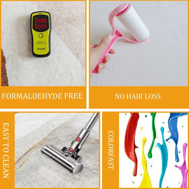 Nordic DreamWeave Abstract Area Rug – Washable Non-Slip Carpet for Living, Dining & Bedroom Harmony