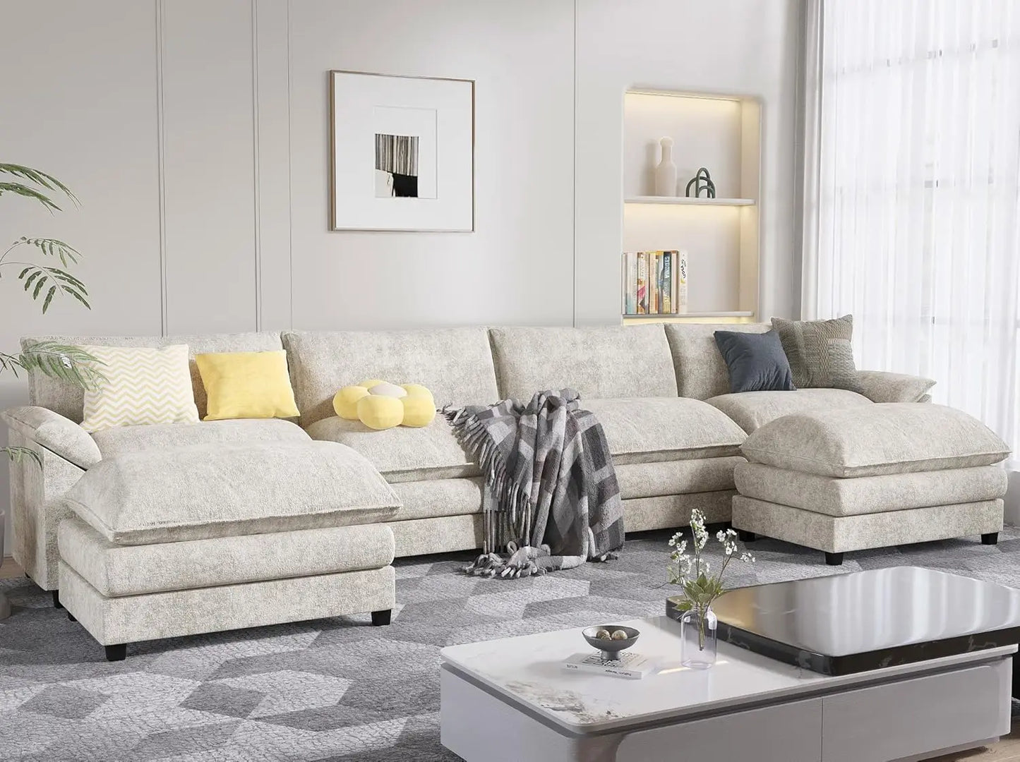 The Maison U-Shaped Modular Sofa – Sophisticated Comfort, Limitless Versatility