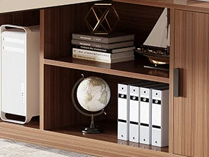 The Regency 71” L-Shaped Executive Desk – Sophisticated Functionality with Storage & Elegance