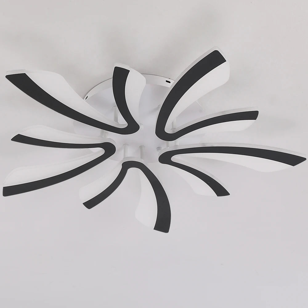 LuminTree Modern Acrylic LED Ceiling Lamp – Remote Dimming Tree Branch Chandelier for Living, Dining & Bedroom Serenity