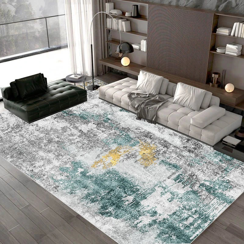 Nordic DreamWeave Abstract Area Rug – Washable Non-Slip Carpet for Living, Dining & Bedroom Harmony
