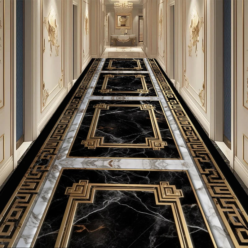 European Black Luxury Hallway Carpet – The House of Bonney