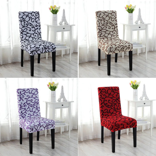 Eternal Embrace Stretch Chair Cover | Modern Spandex & Polyester Slipcover for Dining, Living, Wedding & Hotel Chairs | Elegant Washable Universal Fit Design