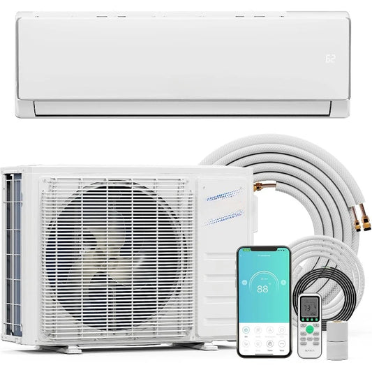 Celeste 11000 BTU Smart Mini Split AC & Heat Pump – Ultra-Quiet, Energy-Efficient, WiFi-Enabled Comfort System